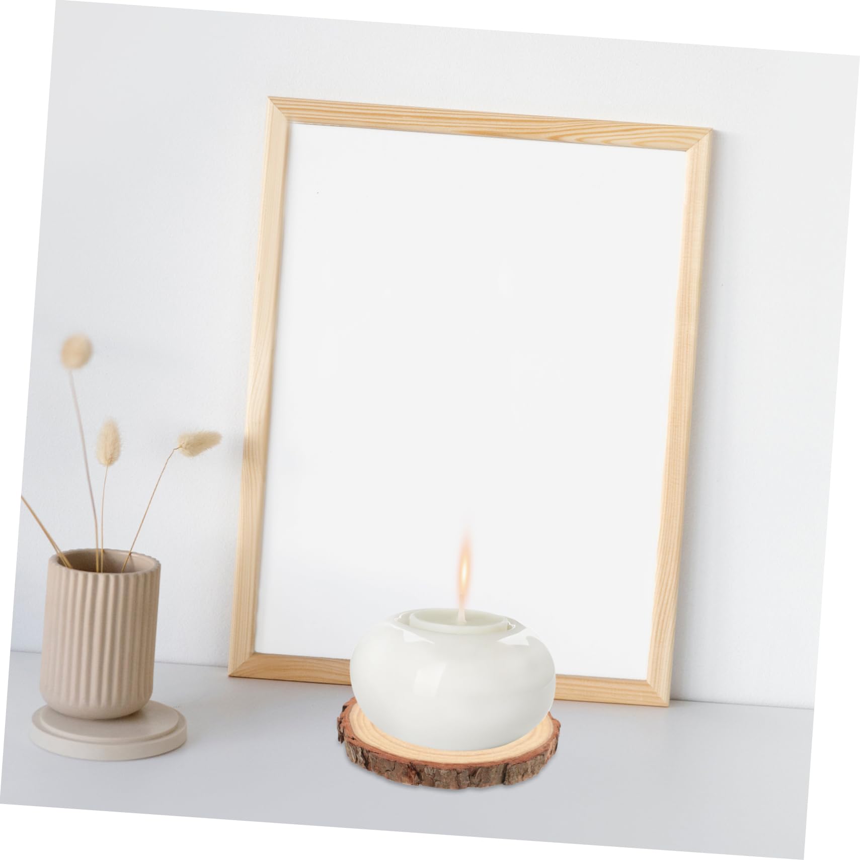SHINEOFI 12stücke Unbehandelte Runde Holzscheiben Für -bastelprojekte Natürliche Holzscheiben Für Kreative Tischdekoration Hochzeiten Und