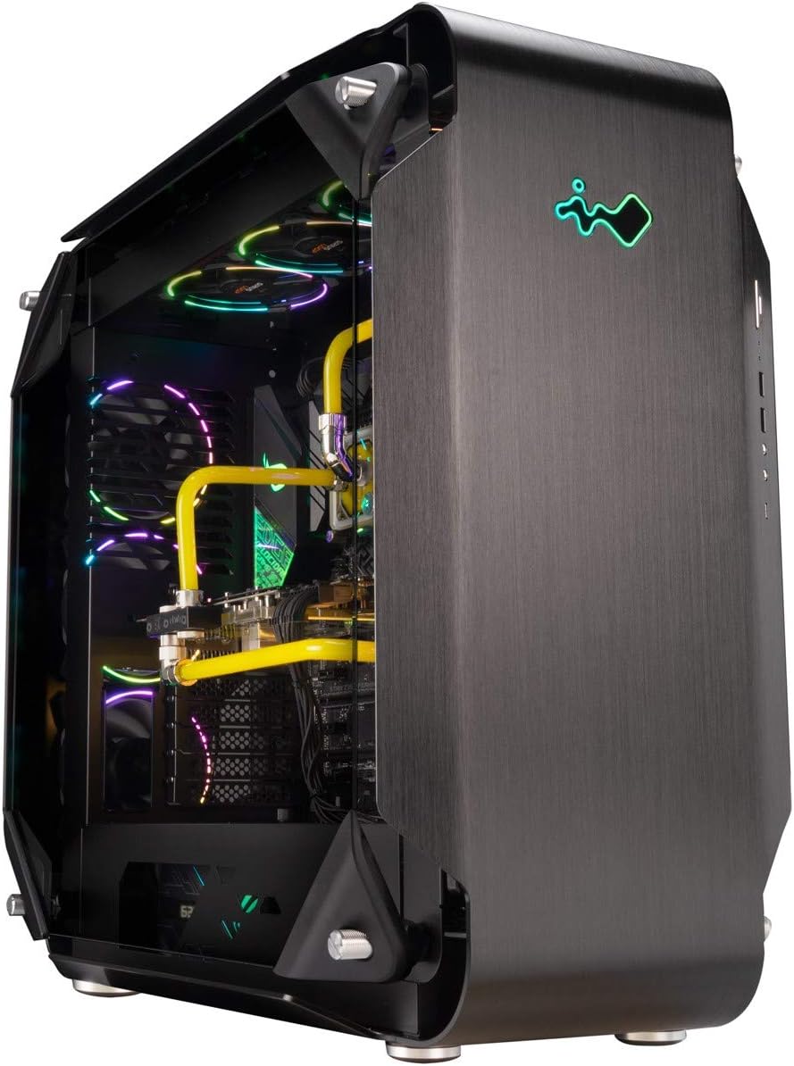 Exсluѕіvе In Win IW-CS-925BLK 925 E-ATX Full Tower - Front Addressable RGB Display - Tempered Glass Side Panels - Gaming Aluminum Computer Case Lіmіtеd Stосk In Win IW-CS-925BLK 925 E-ATX Full Tower - Front Addressable RGB Display - Tempered Glass Side Panels - Gaming Aluminum Computer Case