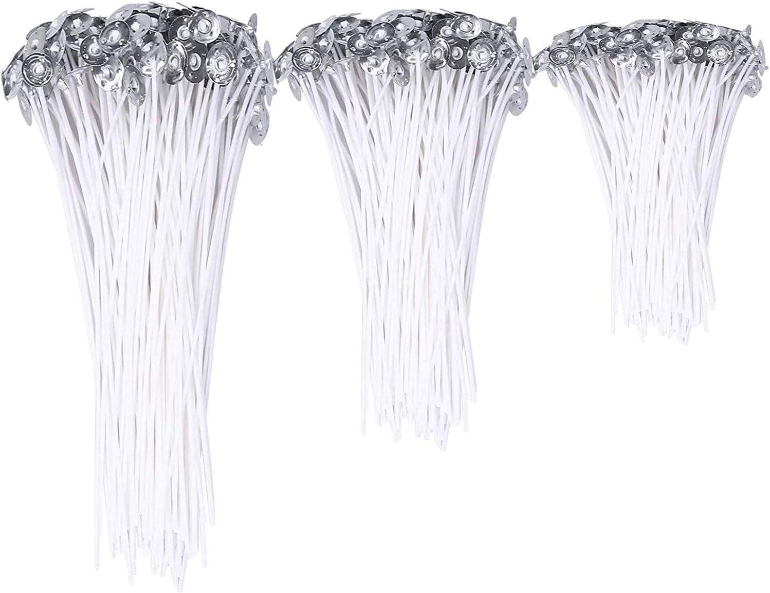 300pcs Natural Candle Wicks, SONPENT Cotton Candle Wick 3.5" 6" and 8