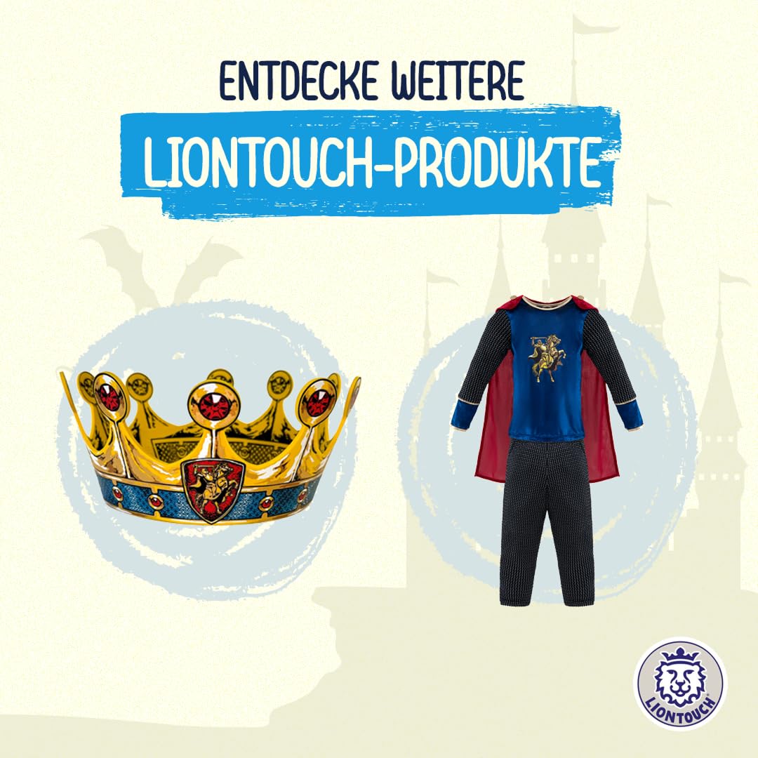 Liontouch - Ritter Spielzeugschwert & Schild für Jungen – 3-6 Jahre | Mittelalterliches Rollenspiel-Set aus Schaumstoff für Kinder & Kleinkinder | Sicheres Zubehör für Verkleidung & Ritterkostüme