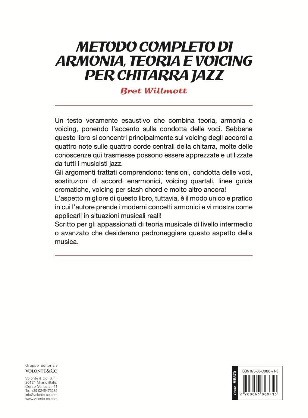 Metodo completo di armonia, teoria e voicing per chitarra jazz
