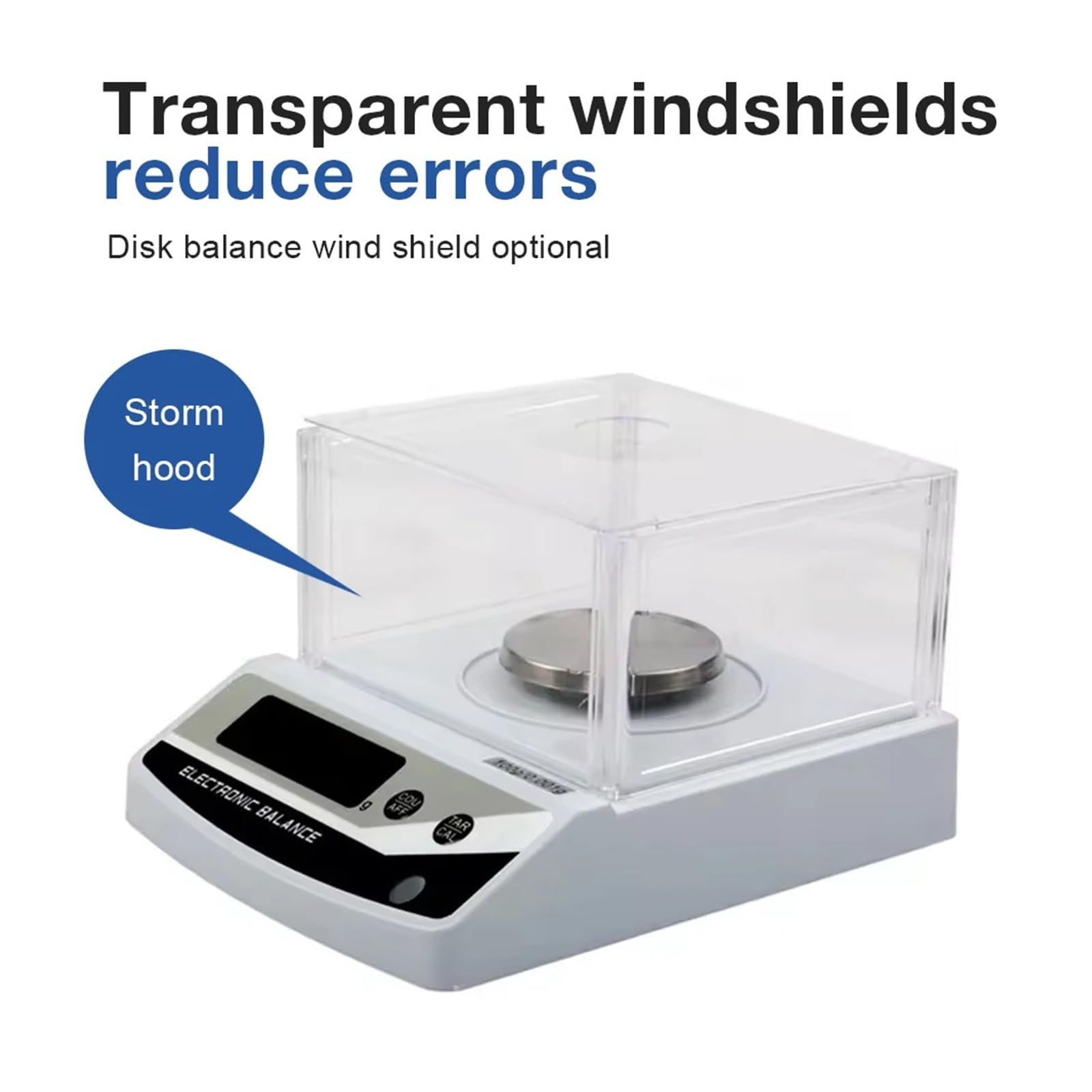 Digitale Anzeigewaage, Analysewaage, 300 g/0,01 g, 100 g/0,001 g, 600 g/0,01 g, 2 kg/0,01 g, mit winddichter Abdeckung Schnelle Reaktion(100g 0.001g)