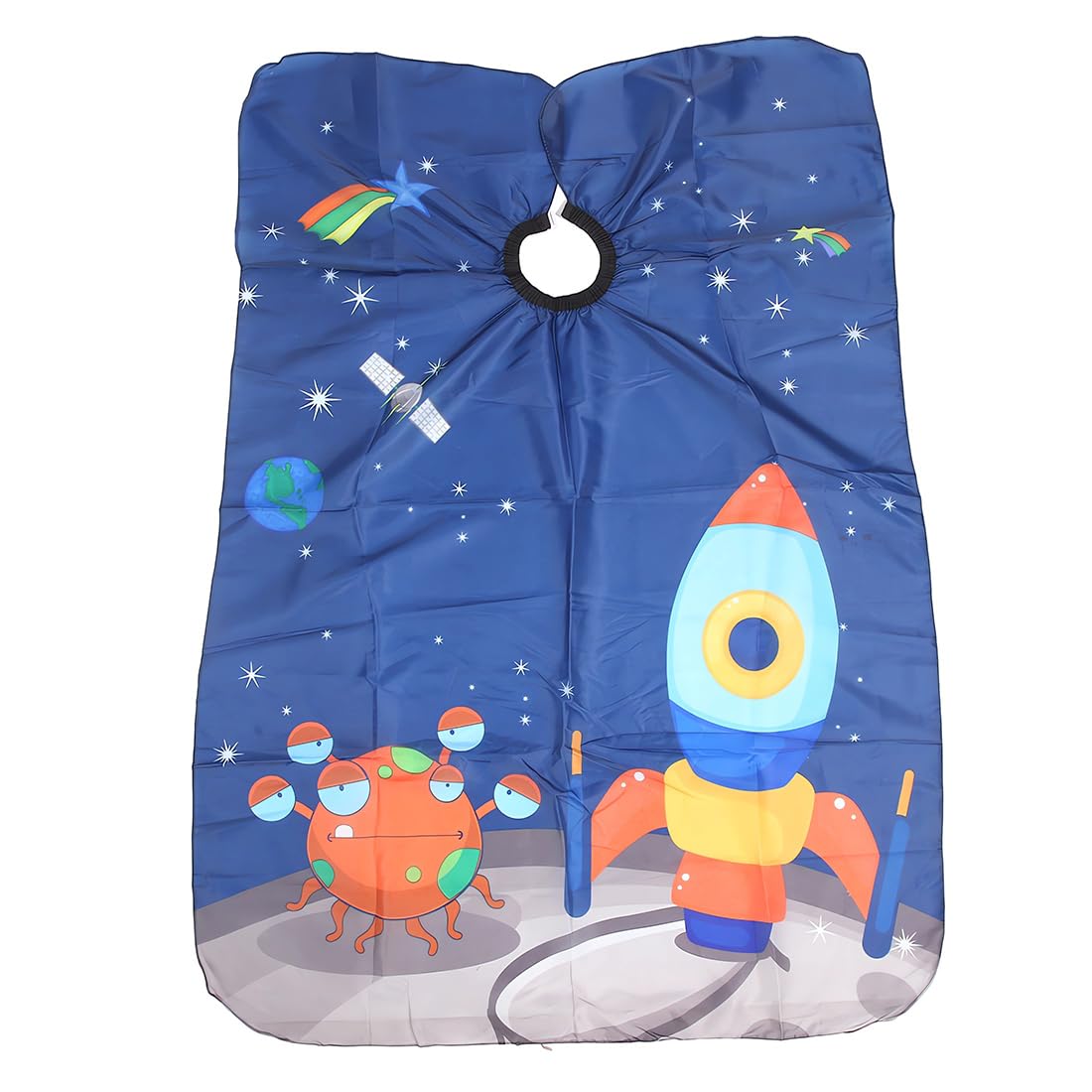 1 Pieza Capa Peluqueria para Niños,Impermeable Capas De Corte Peluqueria con Cierre a Presión Ajustable,Dibujos Animados Capa Cortar Pelo Capa de Corte de Pelo Personalizada Capa Barbero