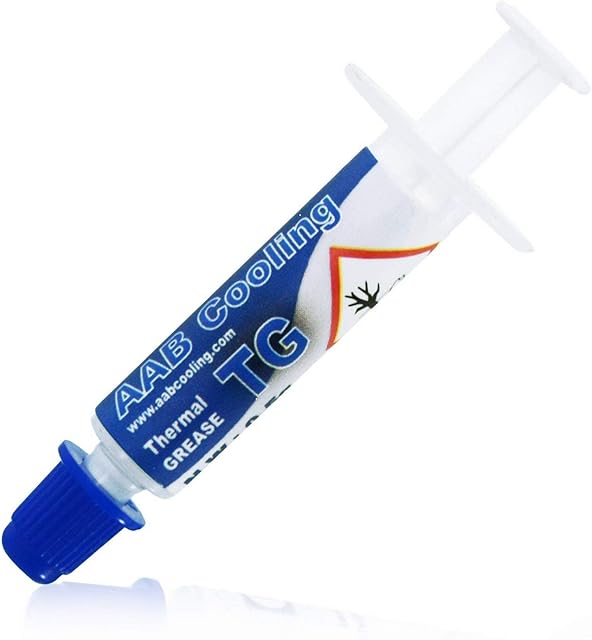AABCOOLING Thermal Grease 0,5g - Wydajna Pasta Termoprzewodząca do Procesora CPU, Kart Graficznych GPU, Laptopów, Konsol, Elektroniki, Doskonale odprowadza ciepło, Przewodność termiczna 1,5W/mK