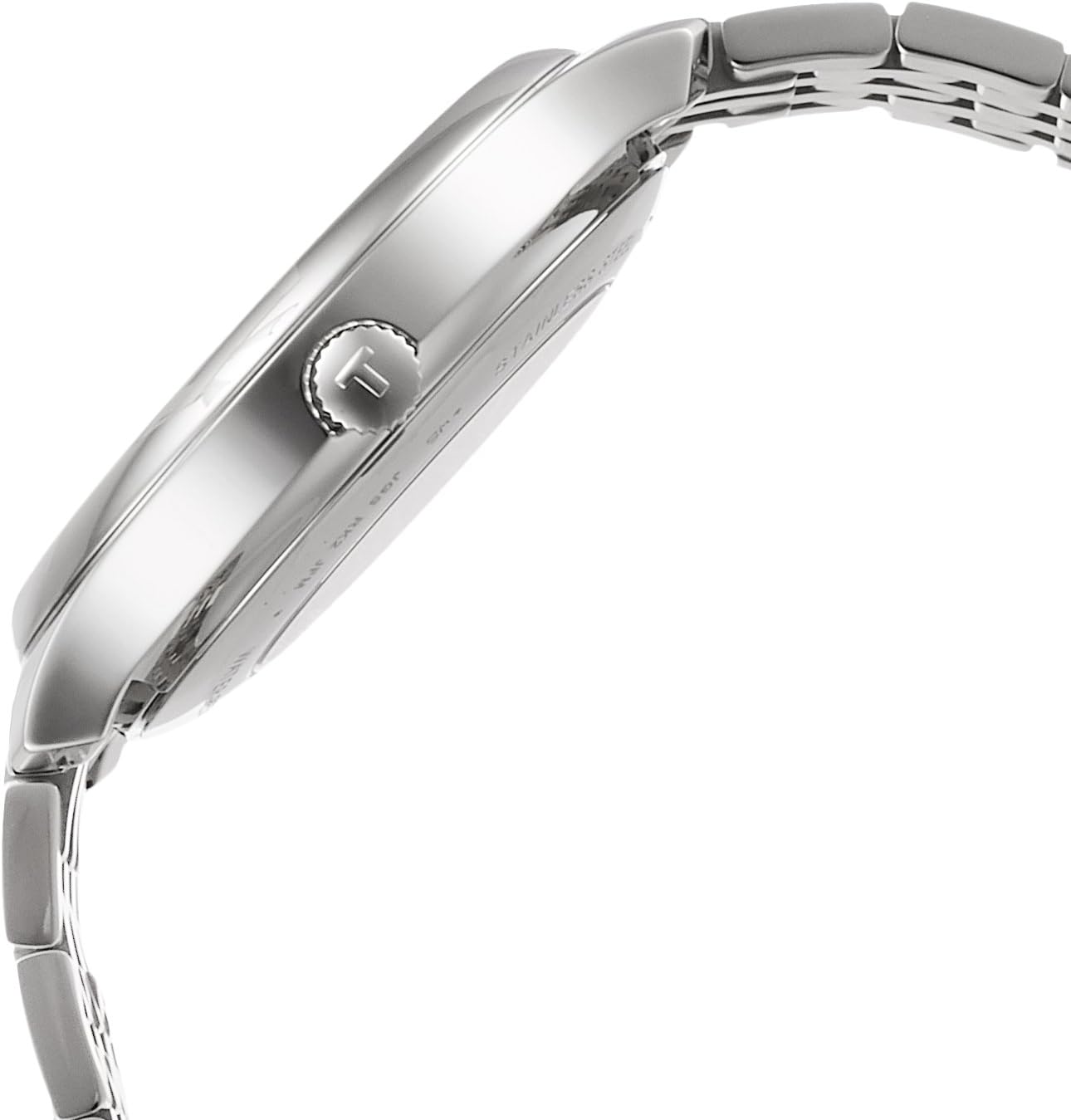 Tissot Erkek Heritage Paslanmaz Çelik Klasik Kol Saati, Gri, T0634281103800