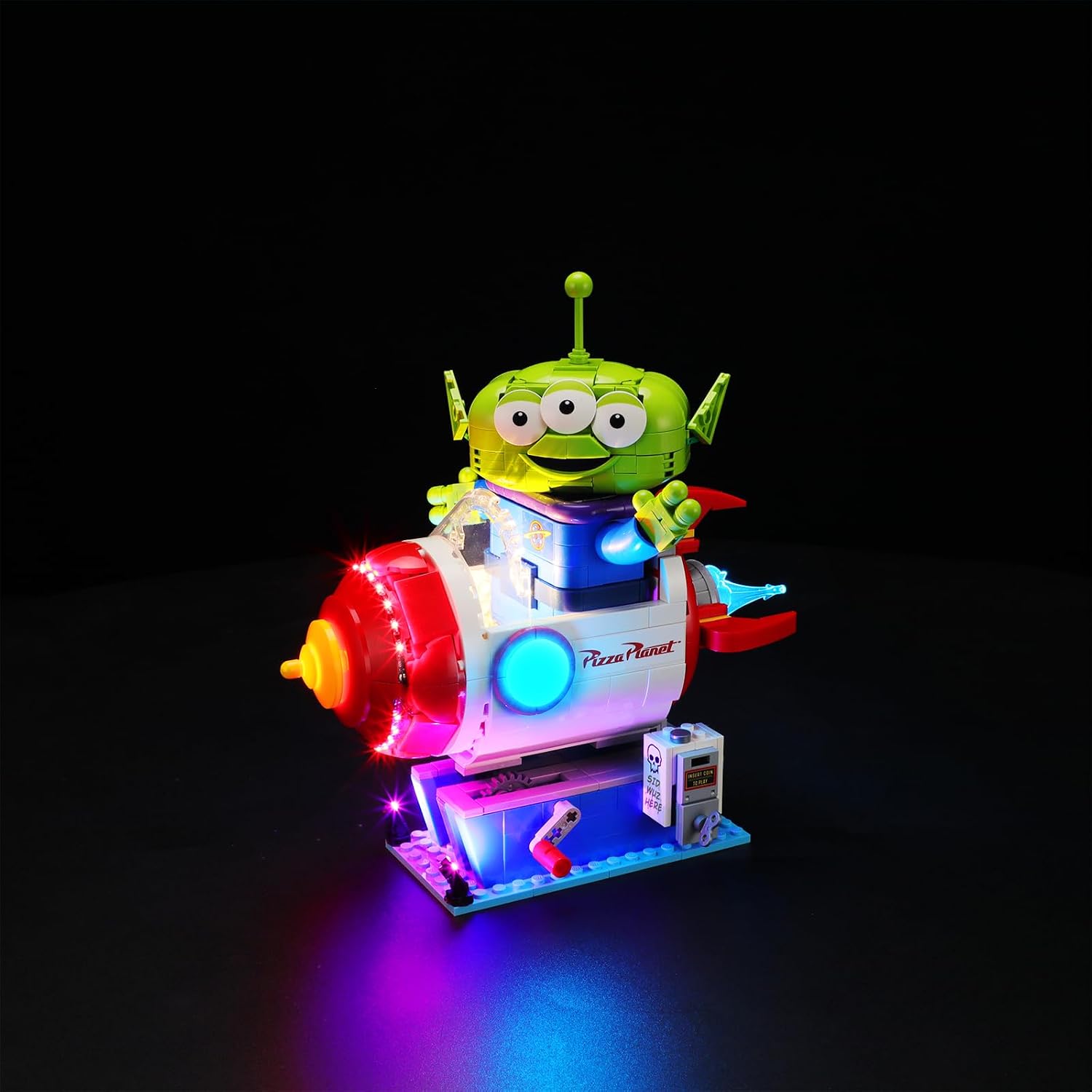 GEAMENT LED Light Kit Compatible with Alien with Pizza Planet Rocket Ride
