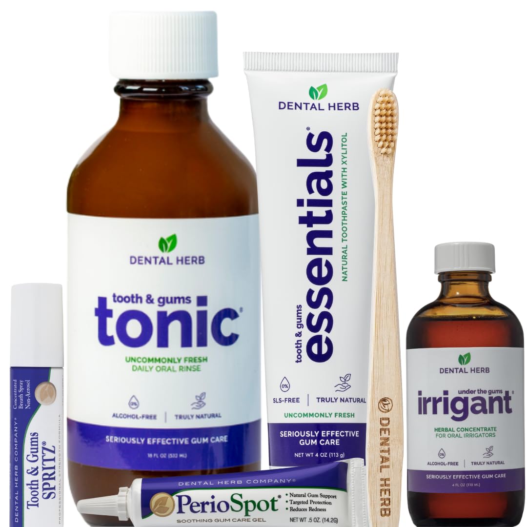 Ultimate Oral Care Kit – 9 Piece - Plant-Based, Fluoride-Free & Alcohol-Free Complete Oral Care System