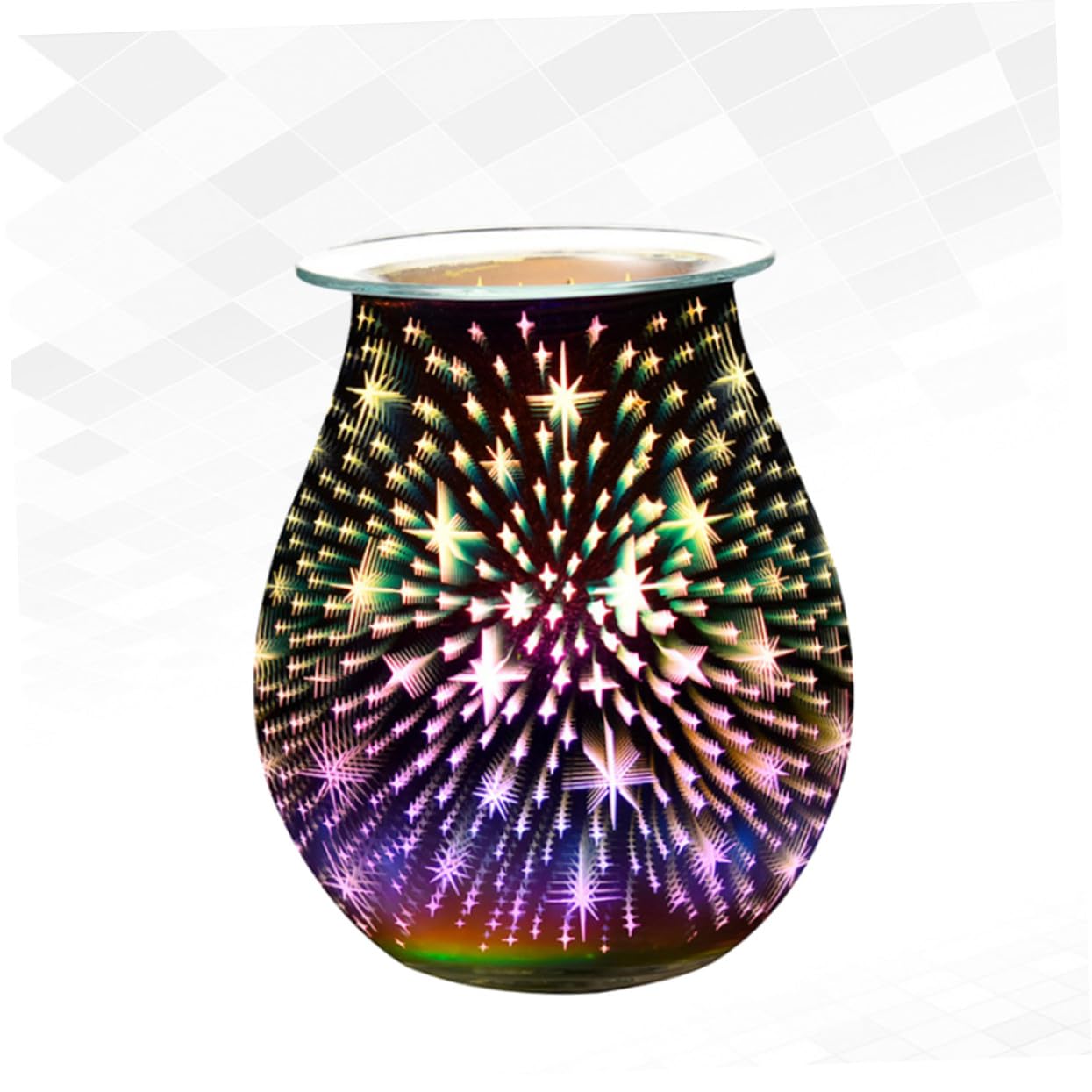 Verre Lampe à Parfum 3D Ac220v pour Bougies Parfumées