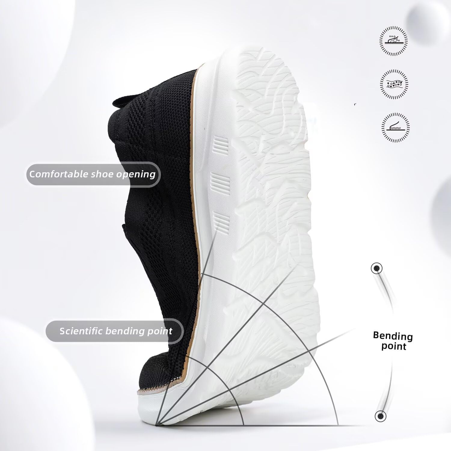 Men's Walking Boat Shoes Slip On Casual Loafers Non Slip Comfortable Lightweight Work Driving Shoes - Image 5