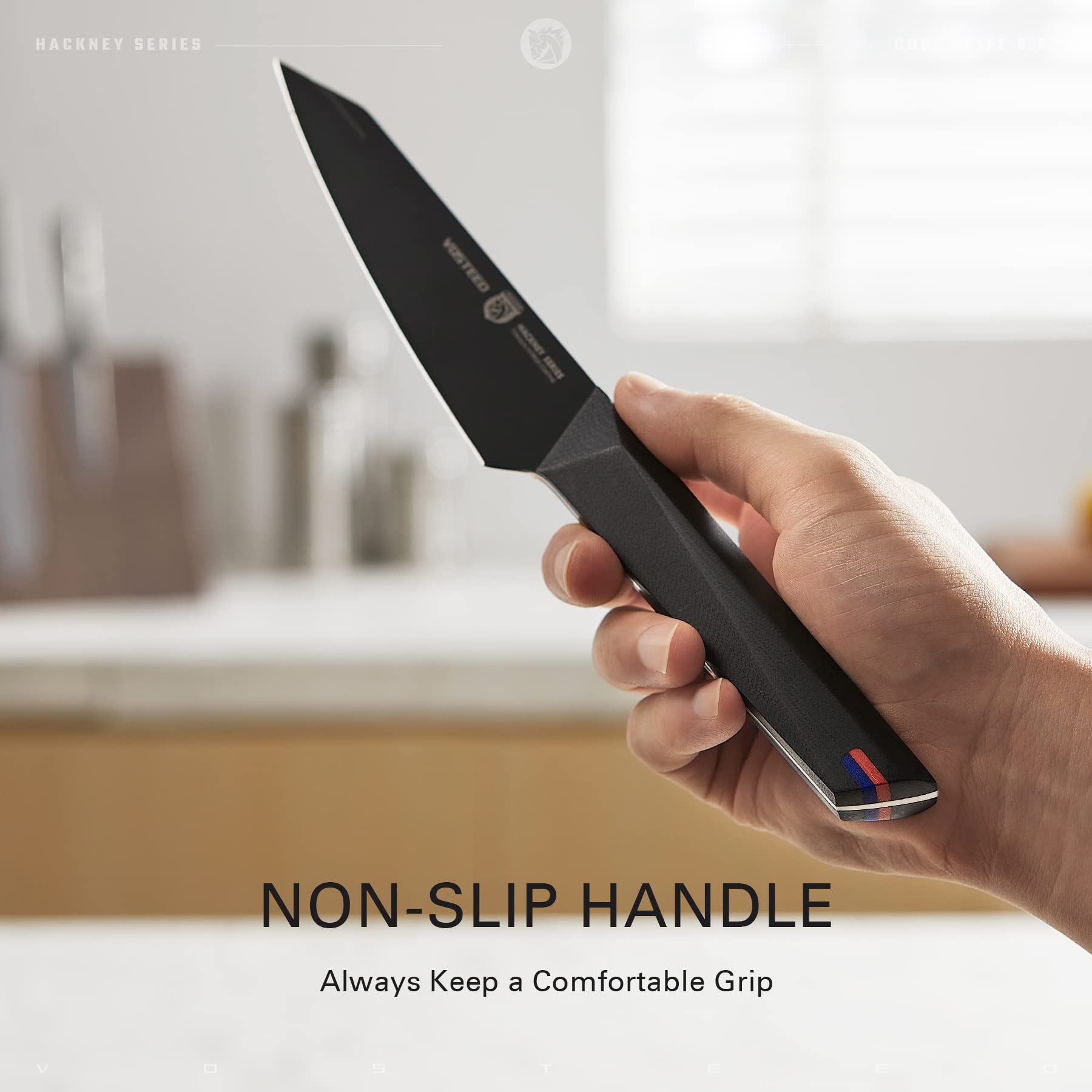 Vosteed 5" Kitchen Utility Knife with Sheath