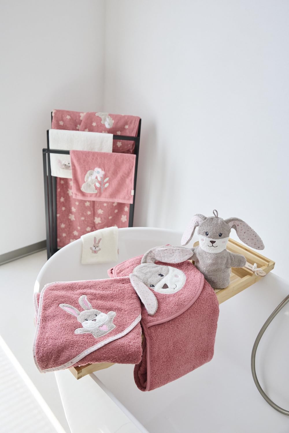 Hanni Lot de 2 Gants de Toilette