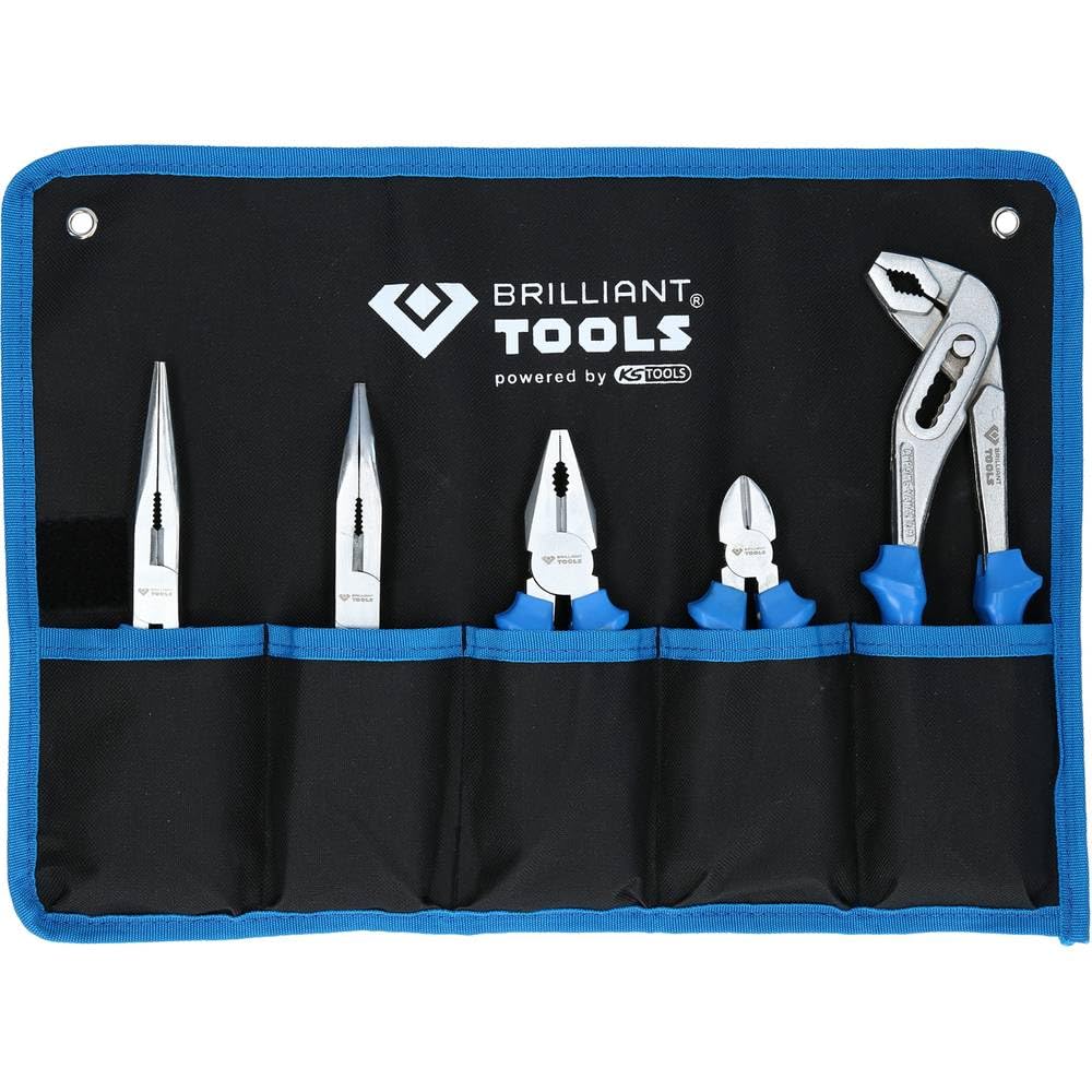 BRILLIANT TOOLS BT060005 Juego de alicates, 5 pzs [Powered by KS TOOLS]