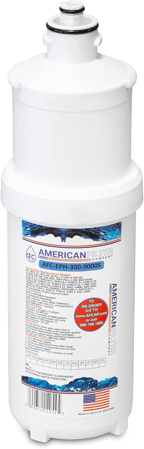 AFC Brand, water filter, Model # AFC-EPH-300-9000S, Compatible with Nu Calgon (R) NU-i40002 Filters 1