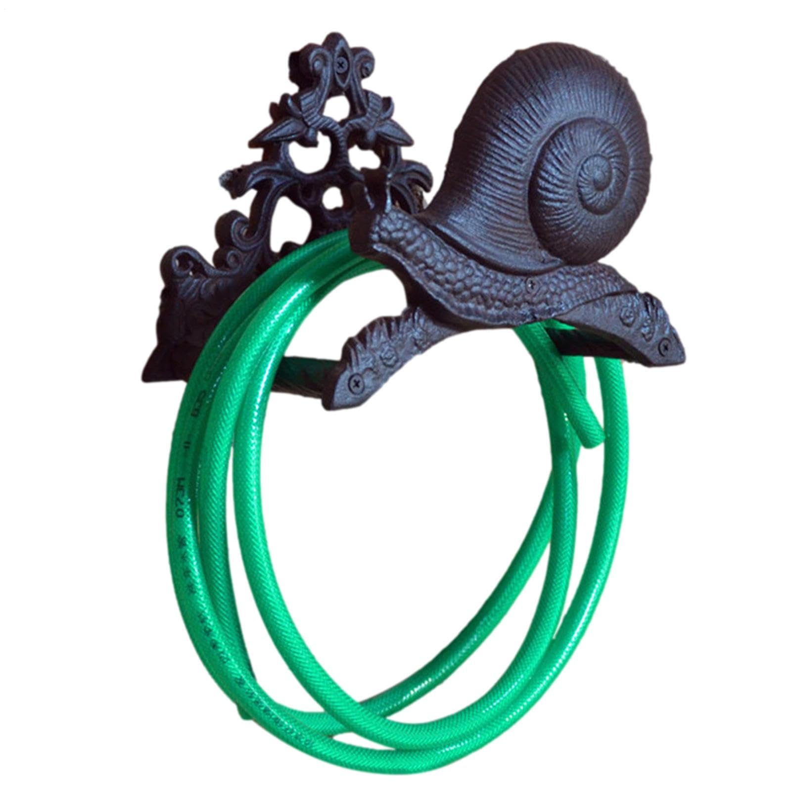 Gusseisen Gartenschlauch Halter - Schnecke Wandmontage Schläuche Aufhänger