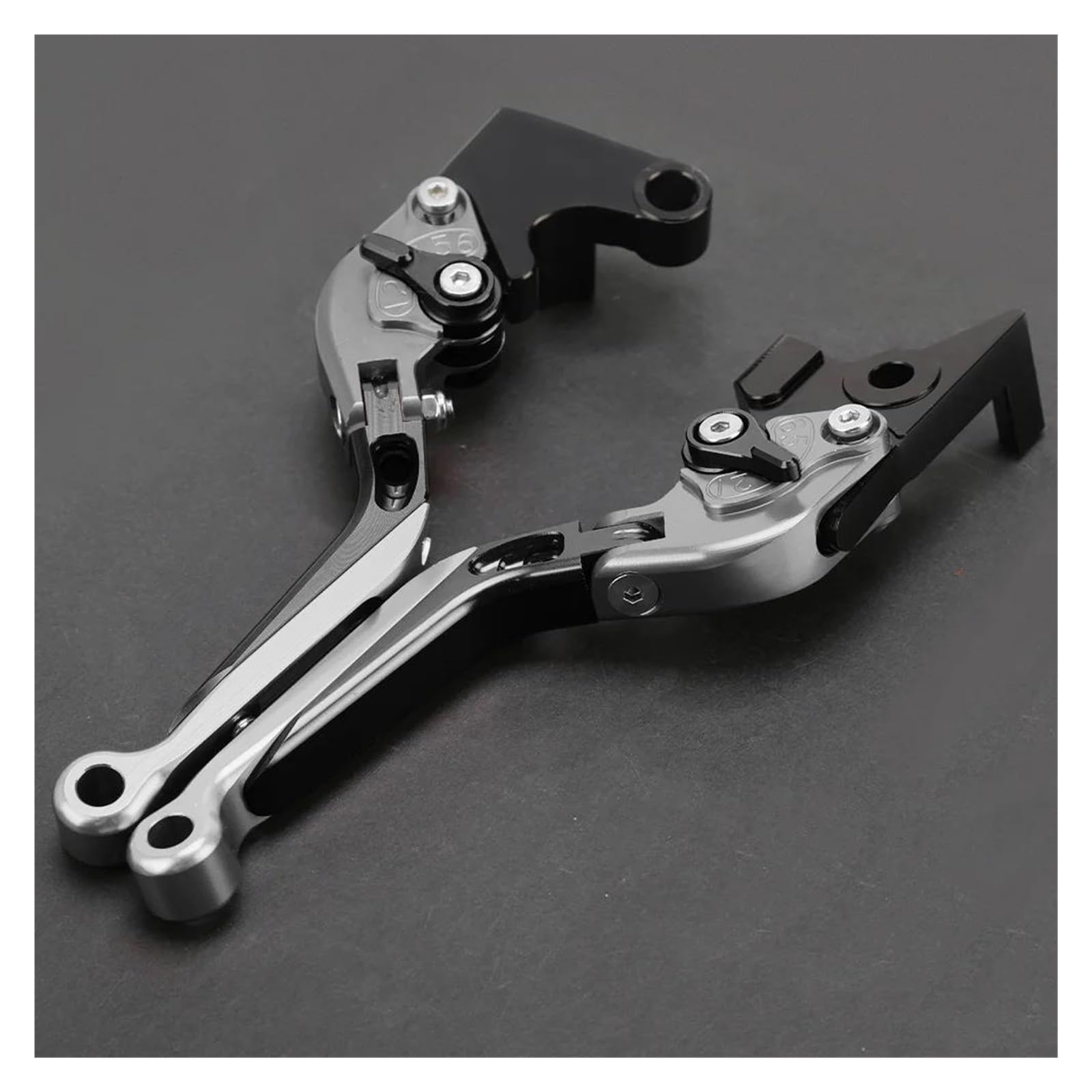 Mamxvkvzeu G Motorbike Brake Clutch Handle Levers Brake Clutch Lever Handle Levers Extendable Adjustable For Ninja 500 Z500 2024-2026(G)