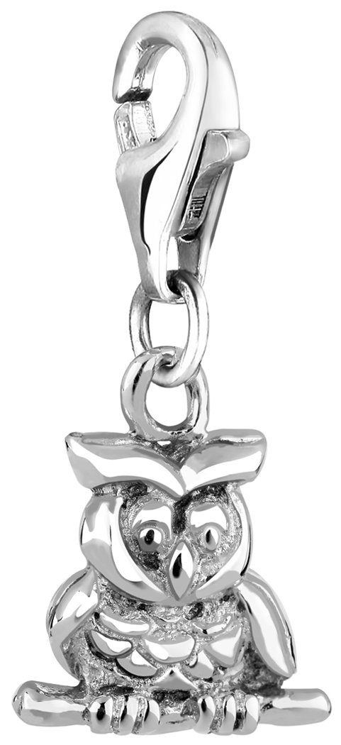 Charm Numero 5 In Argento Sterling 925 Per Donna - Ciondolo Con Moschettone - Foto 9