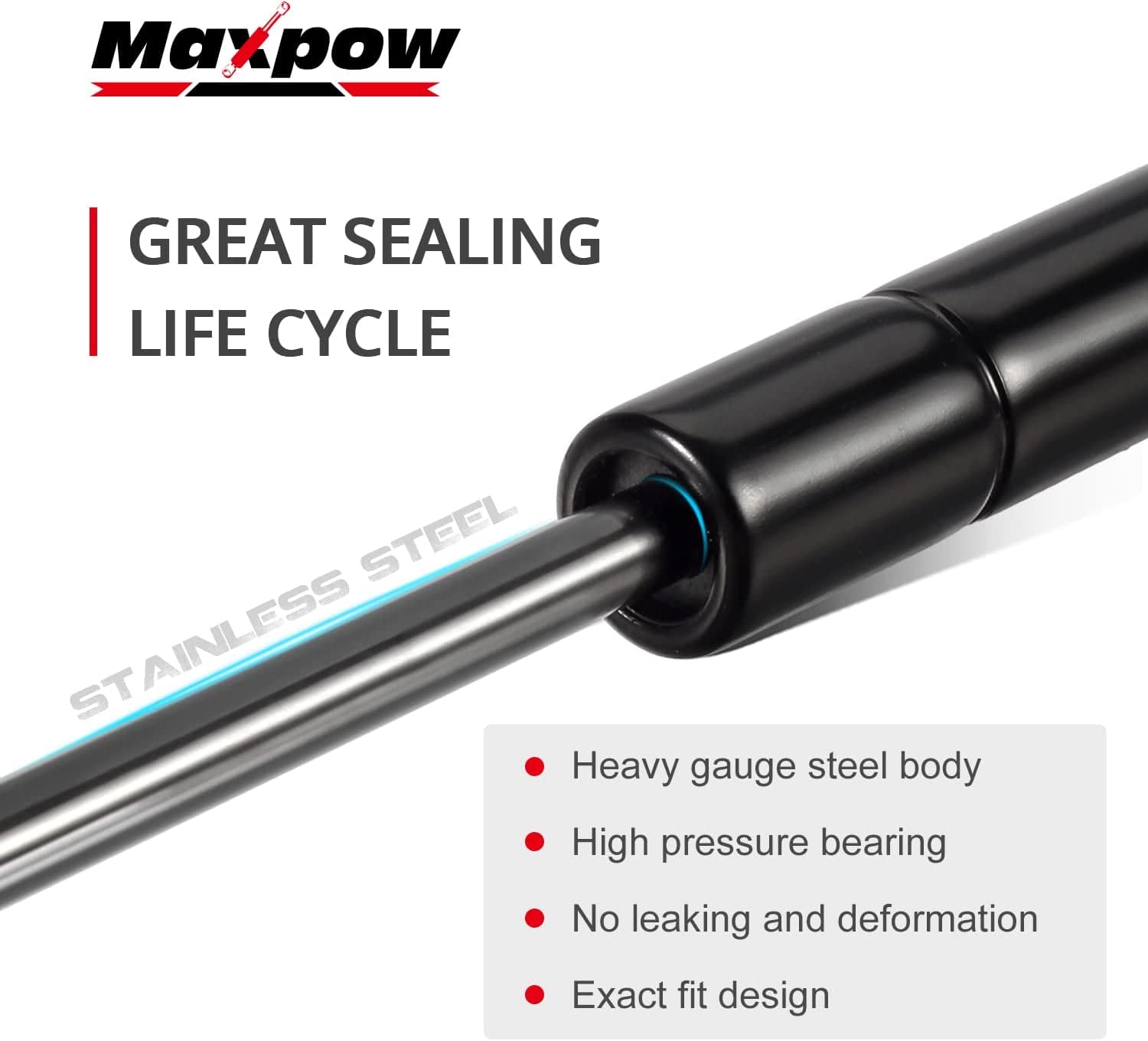 Maxpow Tailgate Struts Lift Support Hatch Support Liftgate Cylinder Compatible with Town & Country Grand Caravan 2008-2014 Hatch Shocks Hatch Struts 2PCs 6124