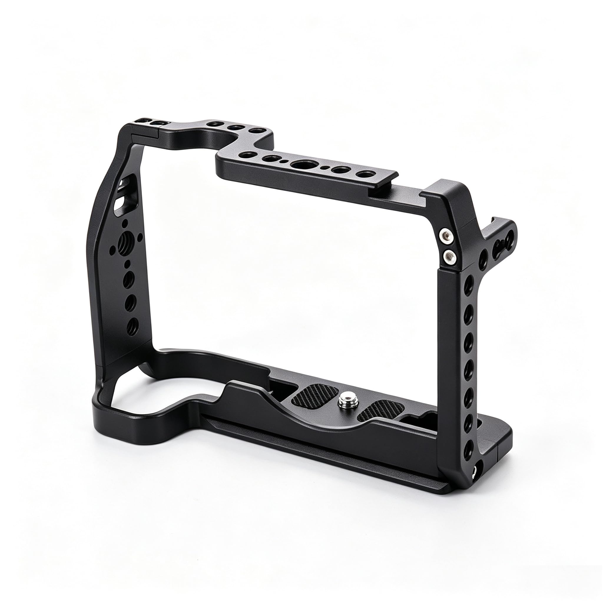 Videokamera Käfig Rig für Canon R/RP/R10 Nikon Z5/Z6/Z7/Z6II/Z7II, 3/8" ARRI 1/4" Gewinden, Kaltschuhen, Universellem Kamerastabilisator für professionelle Kameraaufnahmen