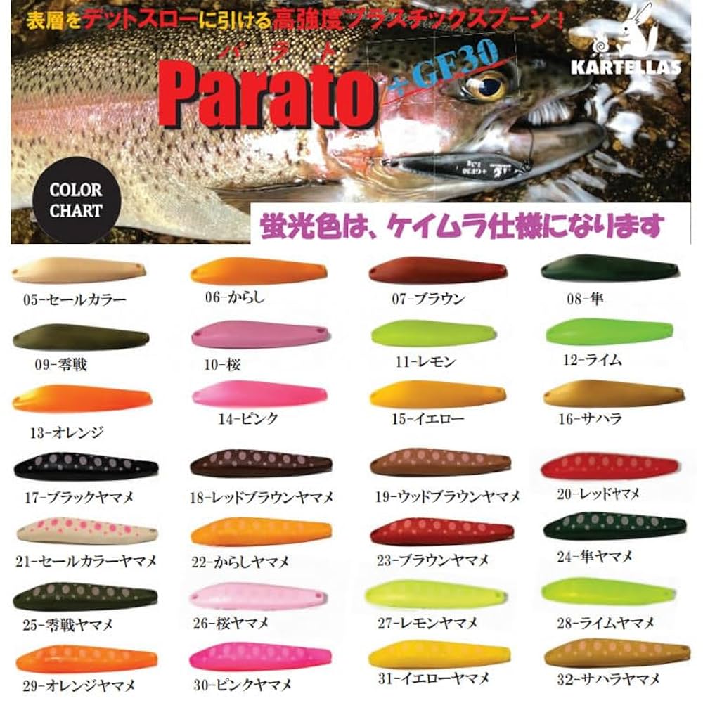 カルテラス GF30 2.1 10点 カルテラス パラト +GF30 2.1g / KARTELLAS Parato +GF30 2.1