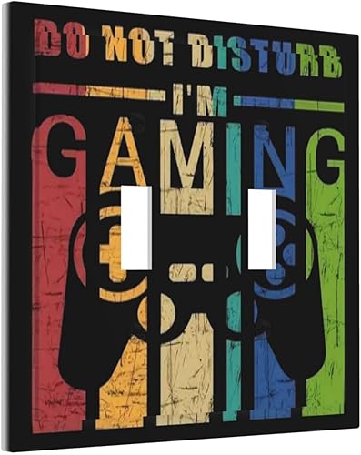 Vista 766 de Placa de pared con interruptor de luz de doble interruptor de pared para niños, diseño de dinosaurio, galaxia, espacio exterior, planeta, nebulosa