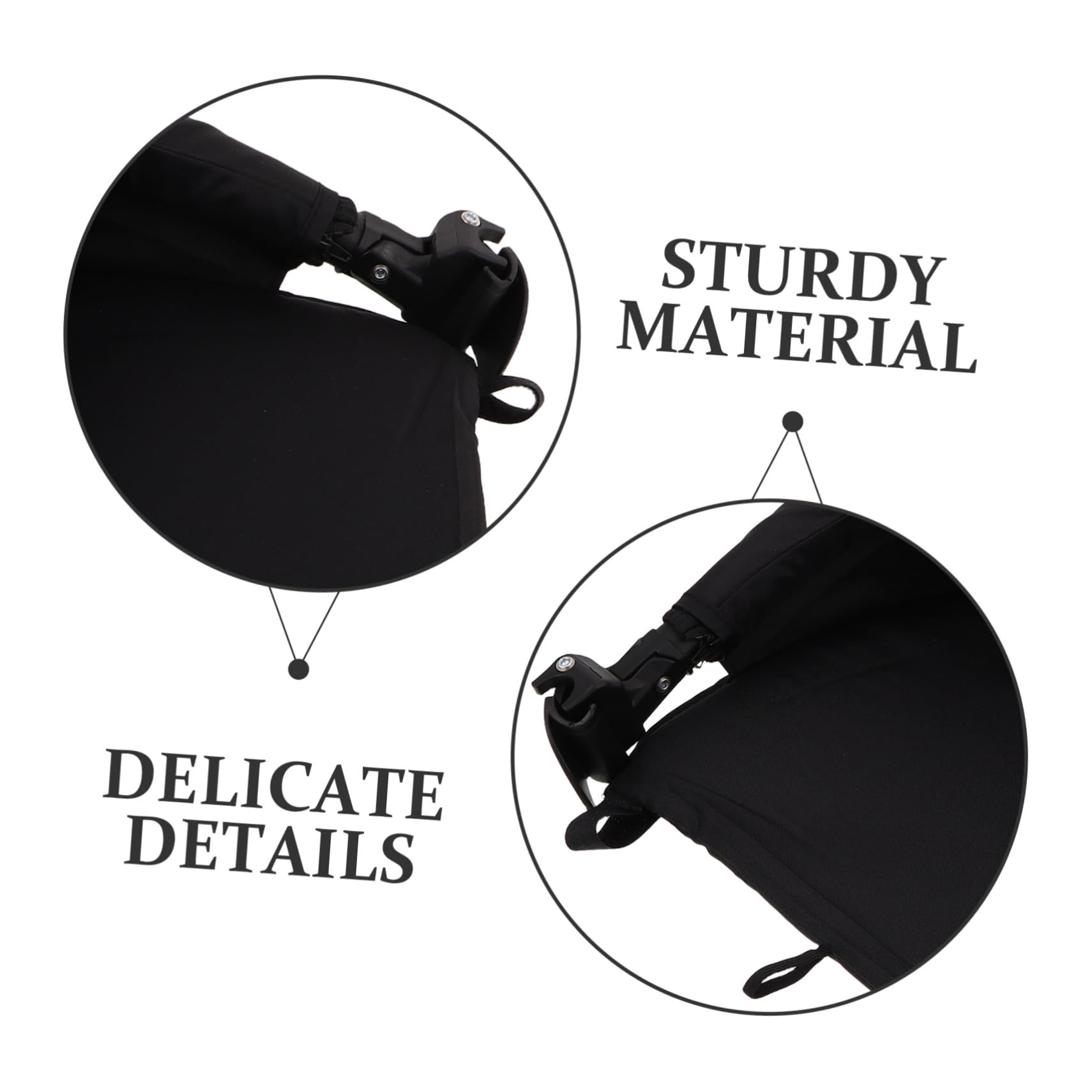 ERINGOGO Kinderwagen -Fußstütze kinderwagen verlängerbare fußstütze Kinderwagenfaltungsboote falten -Footstützes -Comfort -Zubehör -Bein Rastzubehör Black