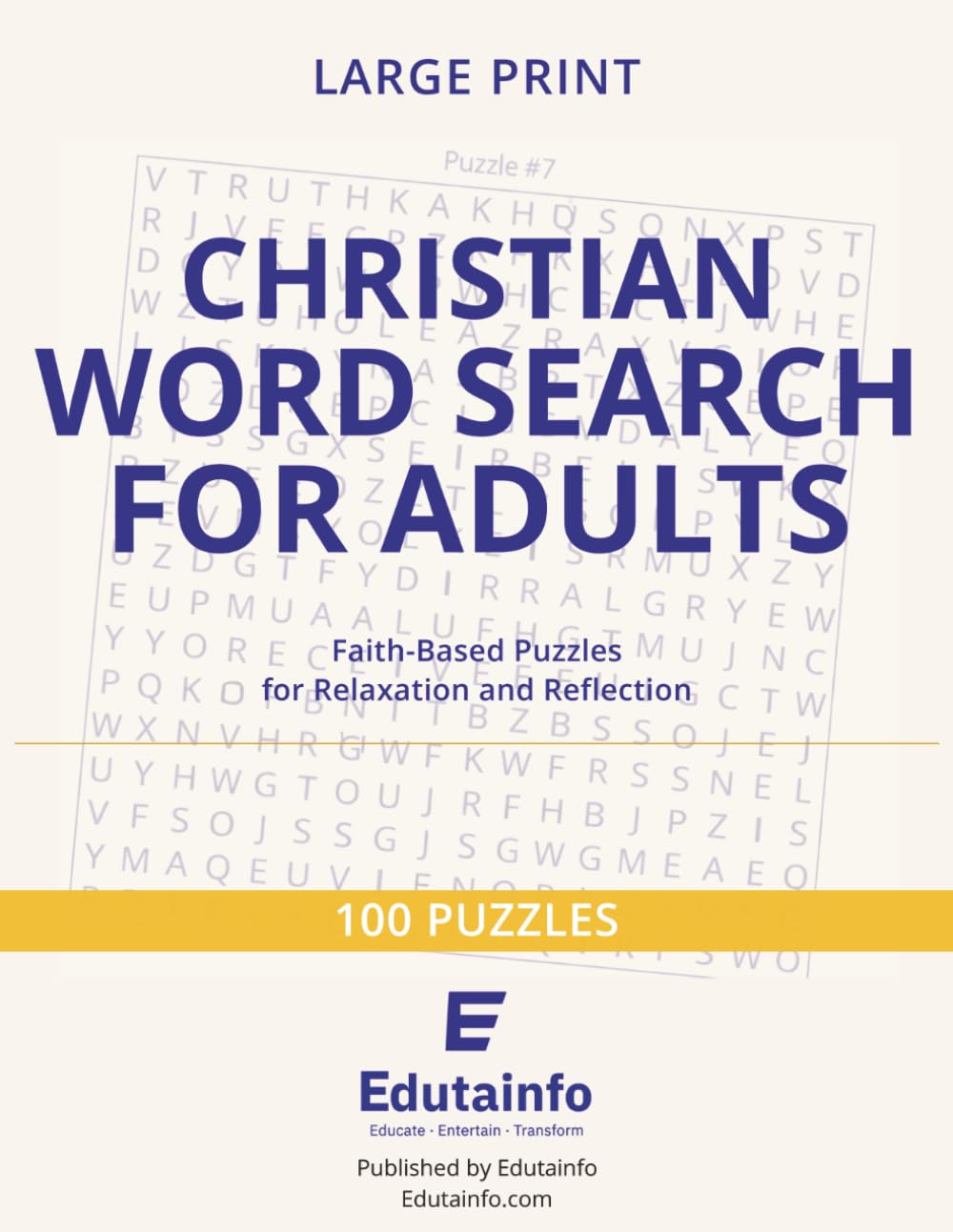 Christian Word Search: 100 Bible-Based Puzzles on Salvation, Faith, Hope and God's Word