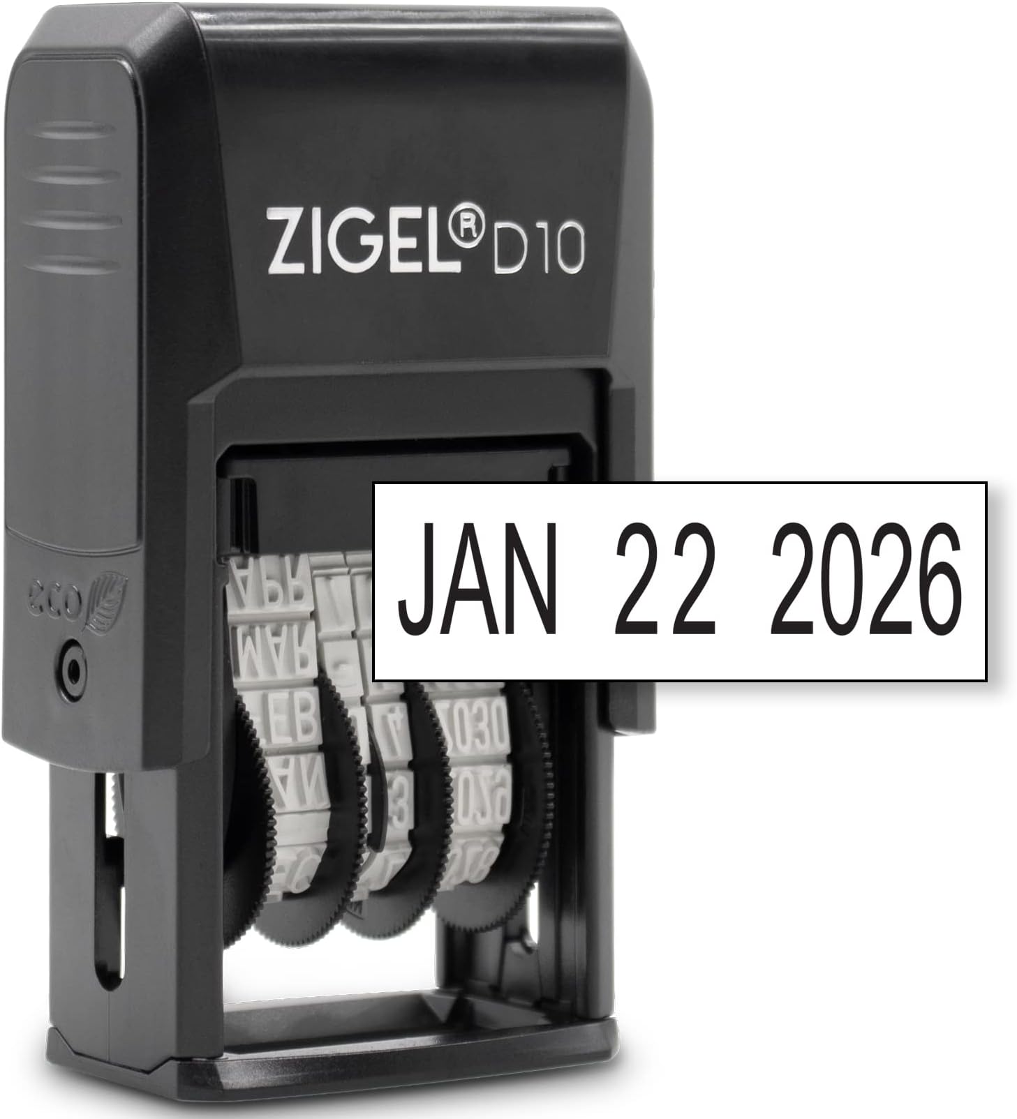 Self Inking Rubber Date Stamp, Refillable and Changeable