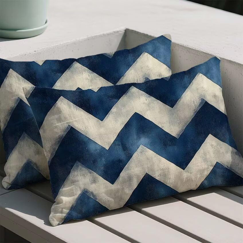 Housse de coussin imperméable violette double face 70x90cm résistante pour l'extérieur - 2