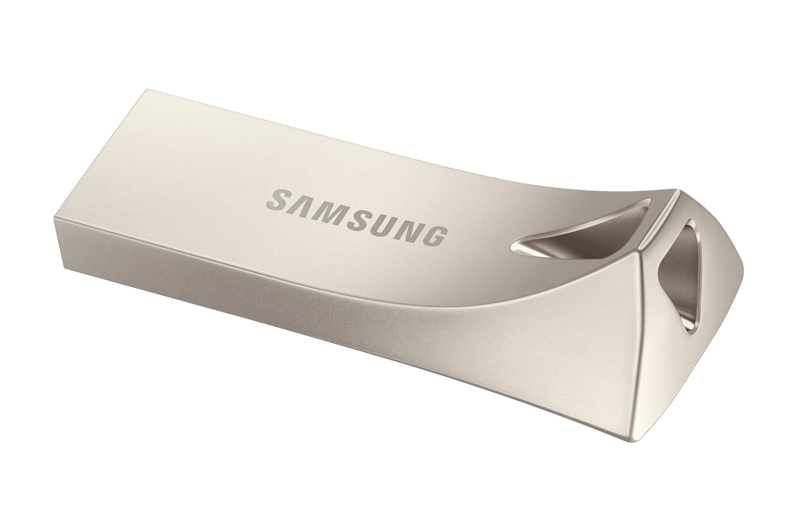 Samsung Clé USB BAR Plus, USB 3.2 Gen 1, 512 Go, 400 Mo/s en lecture, Résistante aux chocs, Couleur Champagne, MUF-512BE3/APC