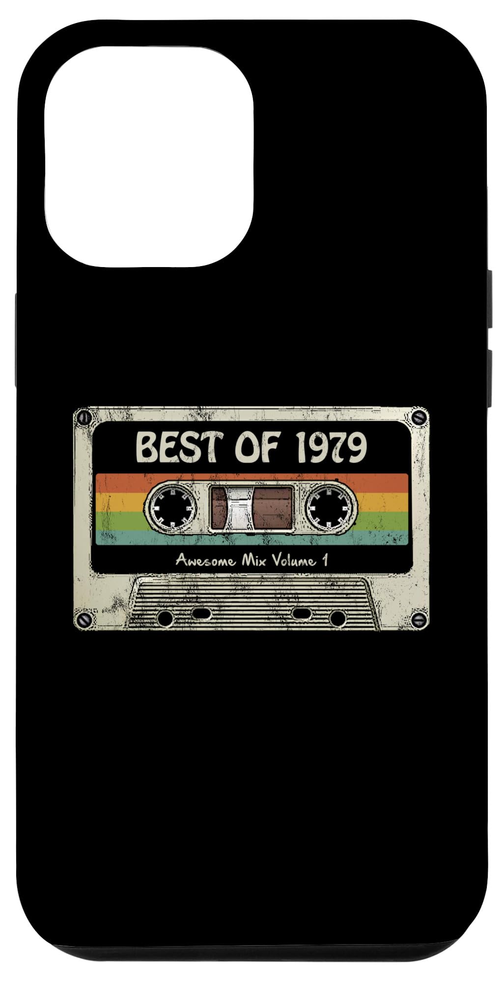 iPhone 13 Pro Max Awesome Mix Tape Made in 1979 Vintage 45th Birthday Cassette Case