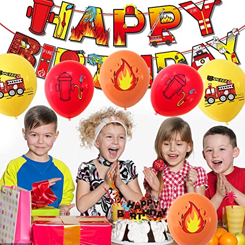 Babioms compleanno bambini pompiere decorazione