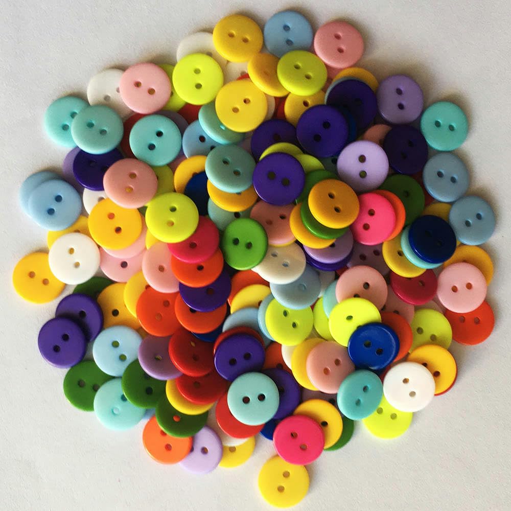 100 Bottoni A Forma Di Cuore In Resina, 11x12 Mm, Colore Light Salmon, Per Cucito E Scrapbooking - 2