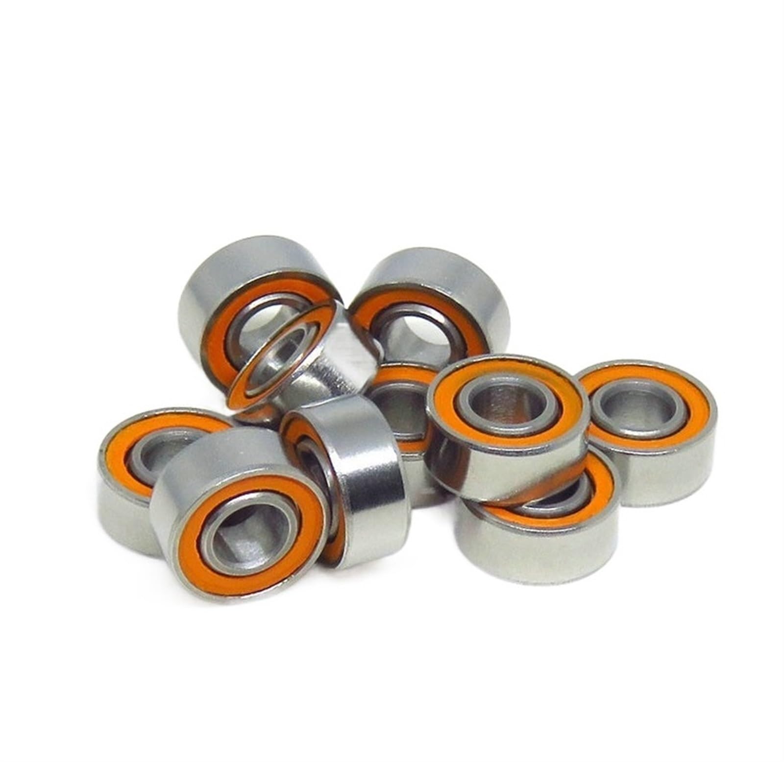 HYUJNAFZR Bimetal Seal Shield Micro deep Groove Bearing 10pcs S683C-2OS 3x7x3mm Ceramic Bearing Stainless Hybrid Ceramic Bearing