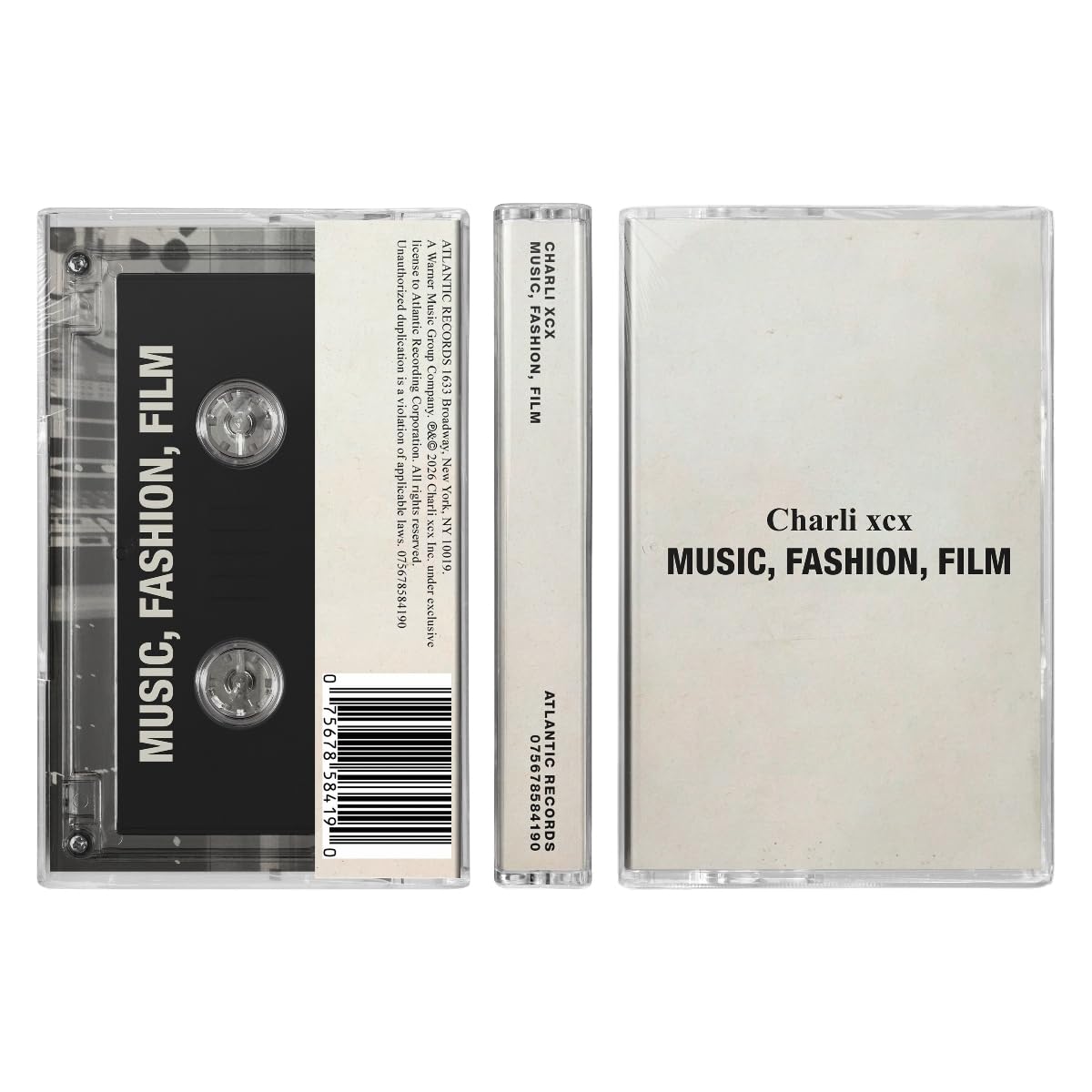 Music, Fashion, Film - Cassette