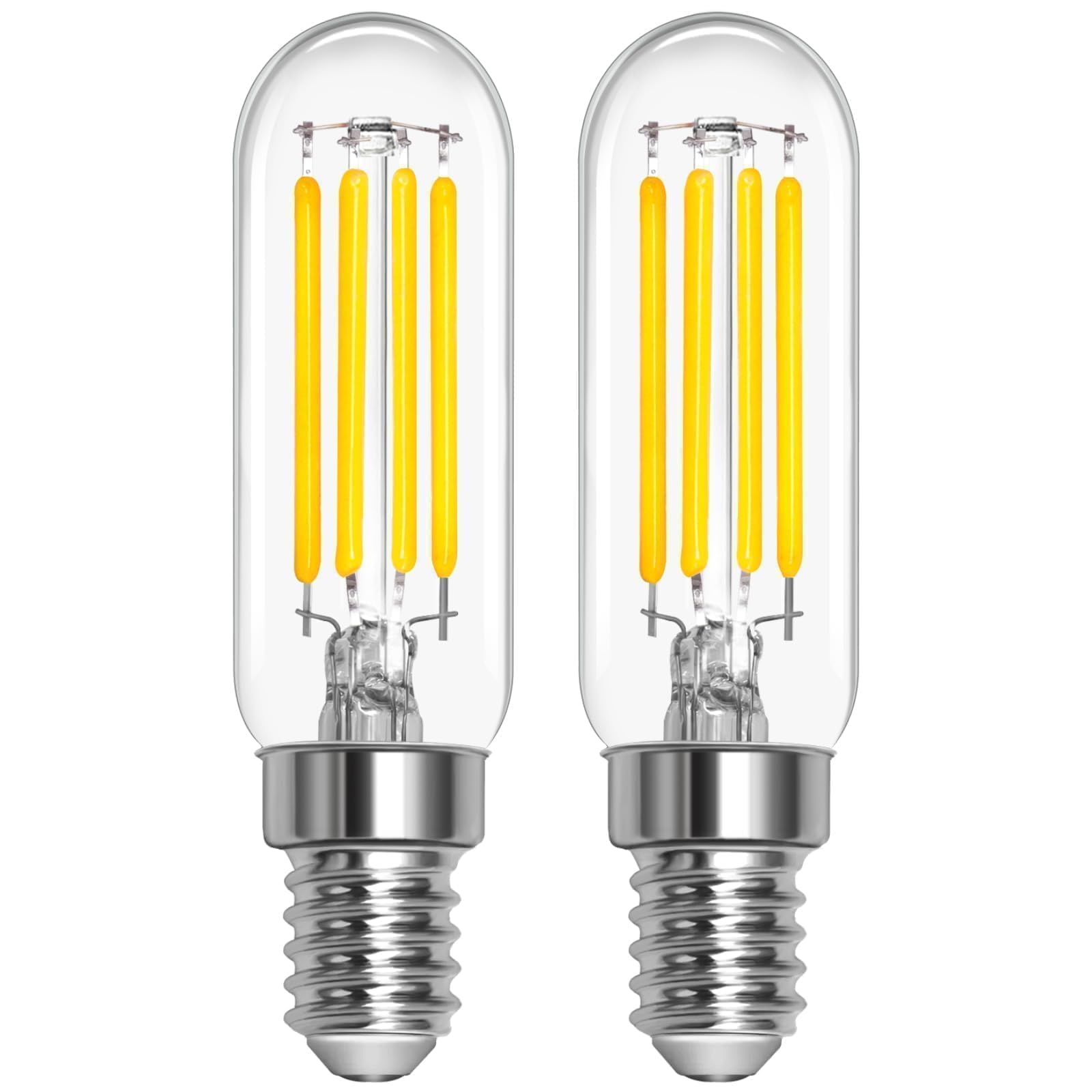 T22 E14 LED Glühbirnen 3W Kaltweiß 6000K, SES Pygmy Bulbs Energiesparlampen Ersatz für E14 Kühlschranklampe 28W, AC 220-240V, 300 Lumen, Nicht Dimmbar, Kleine Schrauben Night Light Bulbs, 2er Pack