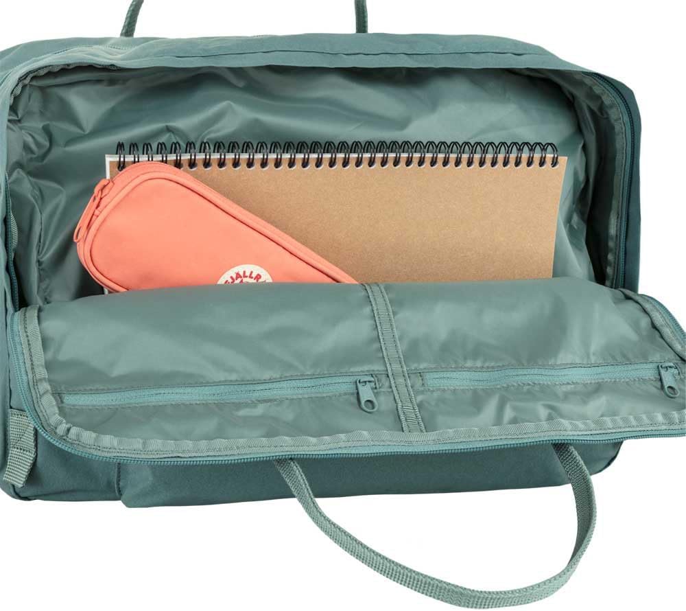 Fjallraven Kanken Weekender Bag, Large Travel Tote and Duffel for Overnight and Everyday Carry, Frost Green - Image 6