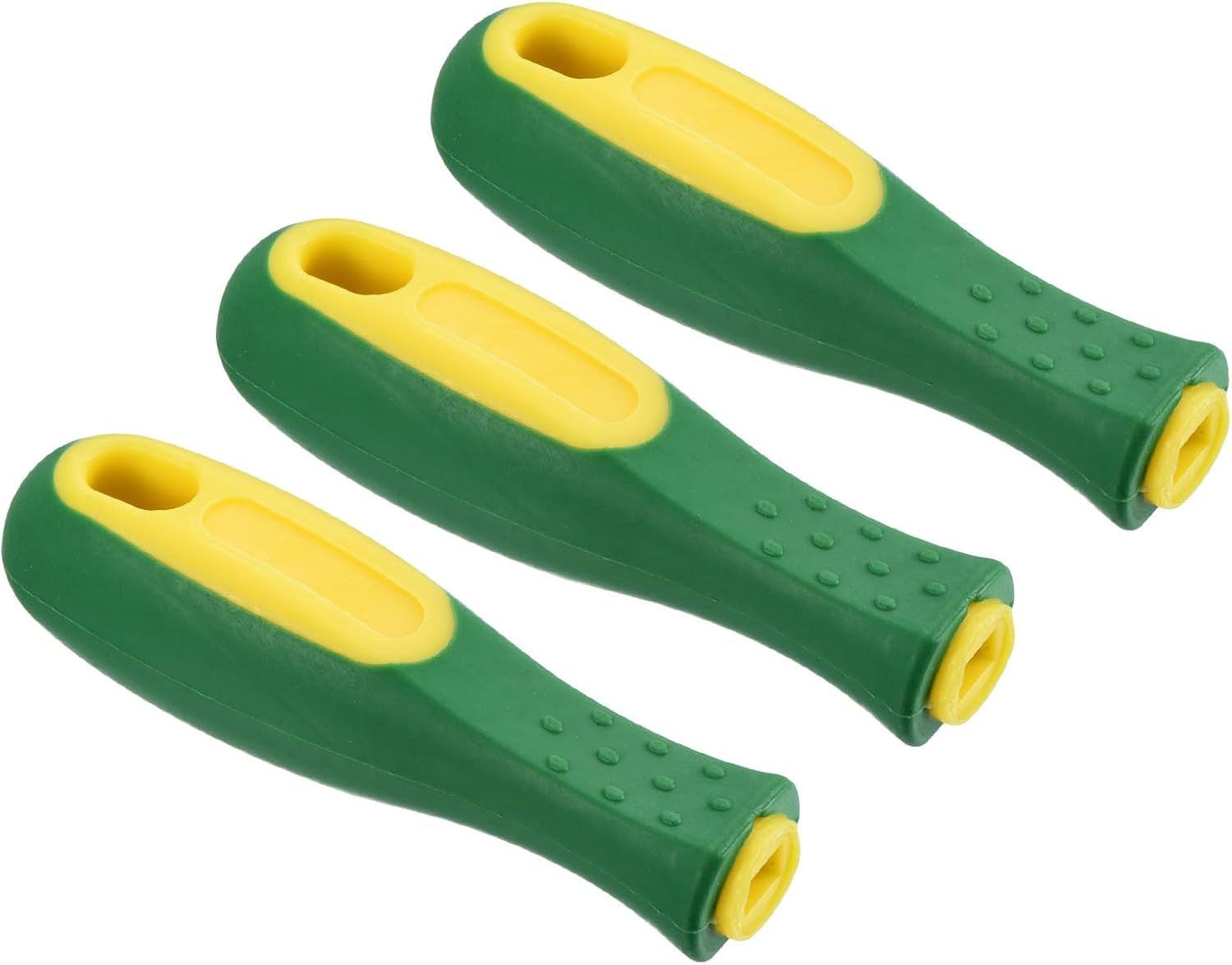 PATIKIL 4.3 Inch Rubber File Handle, 3 Pack File Cutting Tool File Handle Replacement