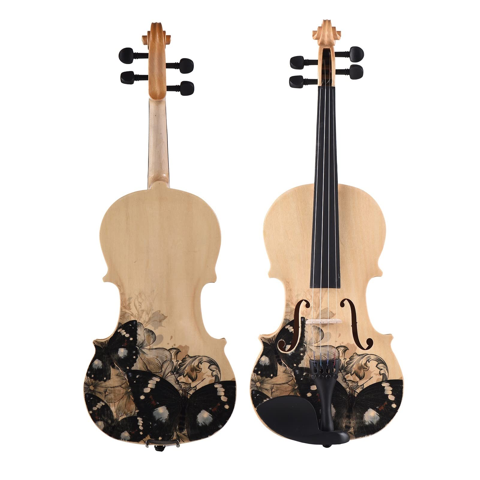Violini per Studenti 4/4 Violino Acustico Topboard In Tiglio Topboard Side Back Board Scroll In Acero Con Custodia Per Il Trasporto Arco Per Studenti Professionale Violino