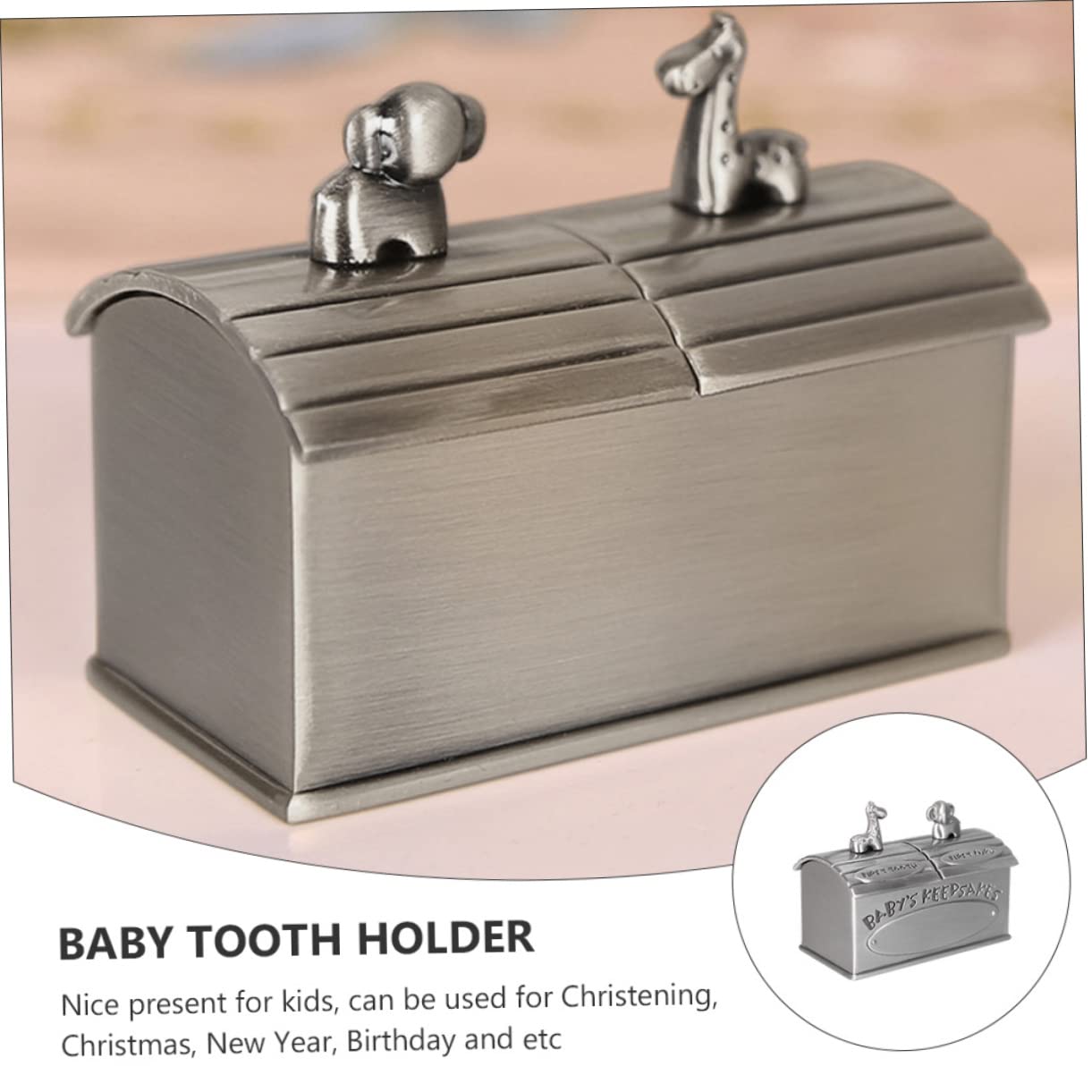 UPKOCH Caja De 2 Uds Caja De Almacenamiento Para De Bebé Contenedor De Juguetes Caja Para Primeros De Bebé Organizador De Recuerdos Para Bebé Soporte Para