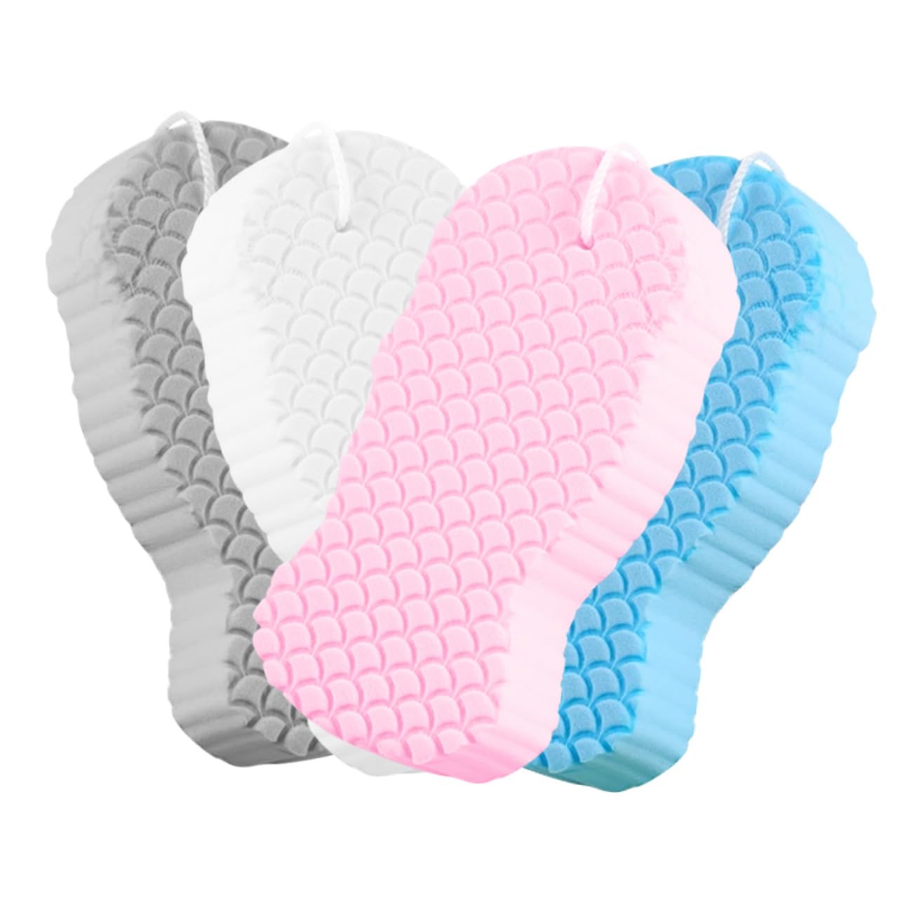 minkissy 20 esponjas de baño esponjas de limpieza para el hogar, accesorios de masaje, cepillo de esponja para baño, herramienta de portátil, esponja para baño, suministro de bebé, toalla de
