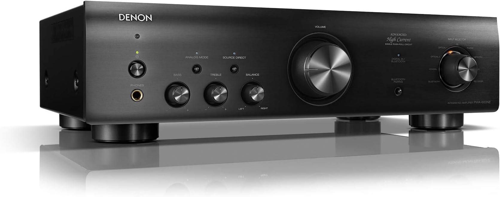 PMA-600NE Bluetooth Stereo Amplifier | 2 Channel Amplifier Home Audio | Integrated Amp | 70W x 2 | Built-in DAC & Phono Pre-Amp | Analog Mode | Advanced Ultra High Current Power