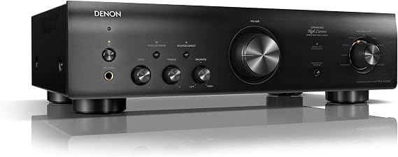Denon PMA-600NE Bluetooth Stereo Amplifier | 2 Channel Amplifier Home Audio | Integrated Amp | 70W x 2 | Built-in DAC & Phono Pre-Amp | Analog Mode | Advanced Ultra High Current Power