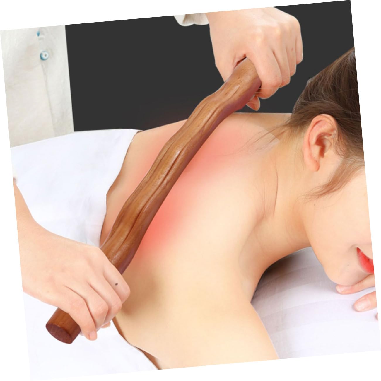 Masajeador de Madera para Masaje Corporal Palo de Masaje 48 Cm Madera Natural Antiestrés Uso en Hogar Relajación Muscular y Alivio para Hombros y Espalda Varios estilos