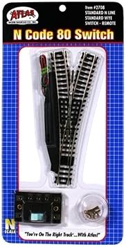 Atlas N Scale Code 80 Turnout Remote Wye