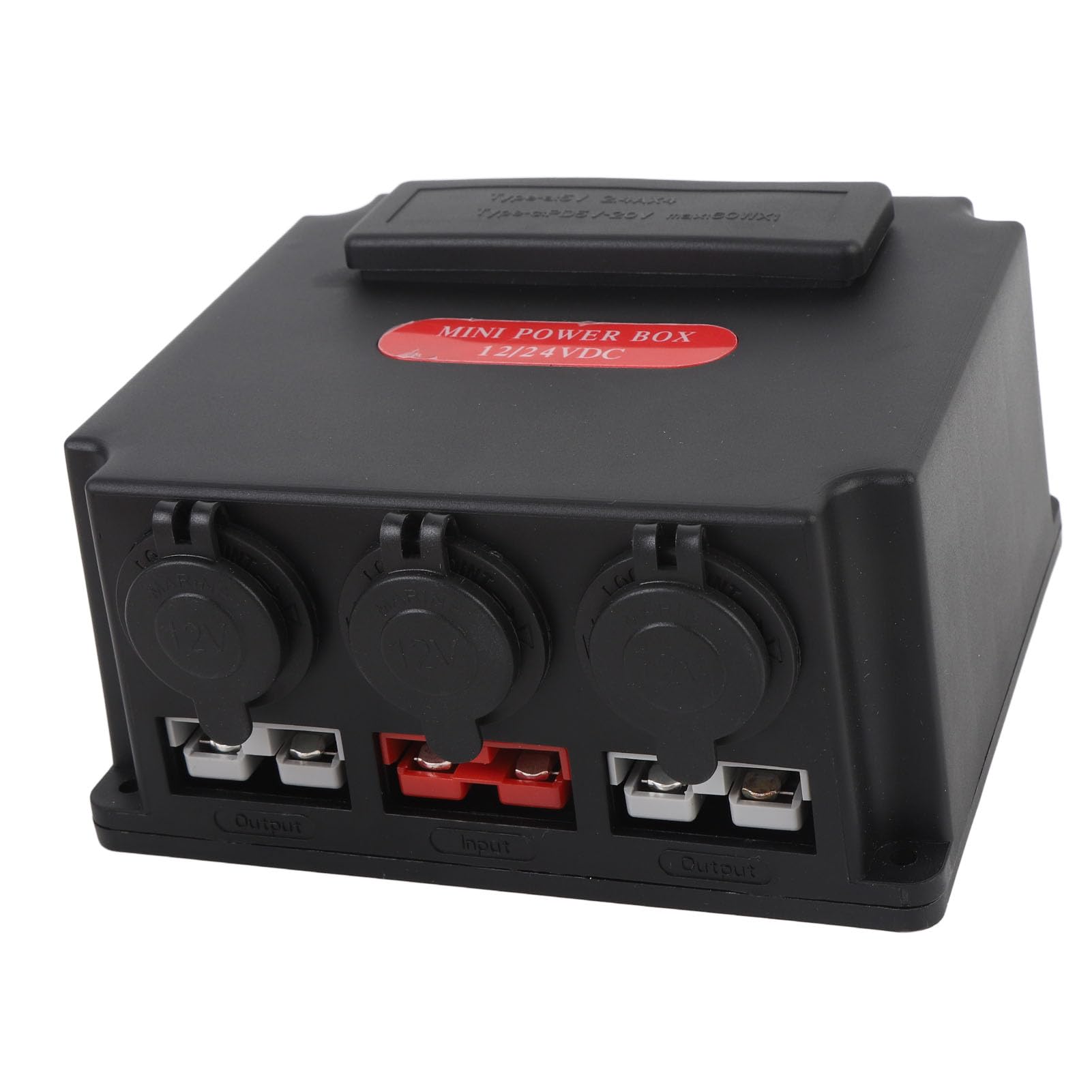 Akozon Mini -Power Distribution Control Pudełko Multifunkcyjne Inteligentne Bateria Zasilająca z USB do Przyczep Samochodów Samochodowych