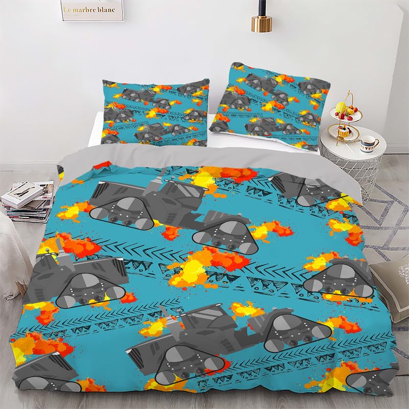 Housse de couette 220x240 tracteur microfibre thermorégulatrice contre les nuits agitées