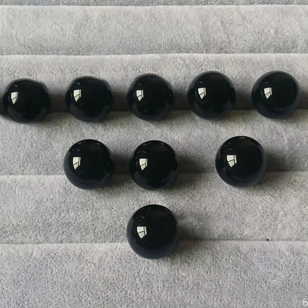 AUOQKQUT Decorative Ornaments Obsidian Ball Quartz Crystal Divination Home Decoration