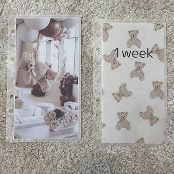 早い者勝ち　韓国　バインダー　カバー　貯金　現金管理　リフィル　ブラウンボーダー 早い者勝ち 韓国 バインダー カバー 貯金 現金管理 リフィル