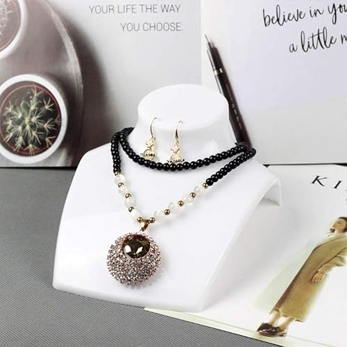 Miniatura 2 de Collar cadena joyería busto soporte de exhibición, collares exhibición collar maniquí, collar busto, joyería titular