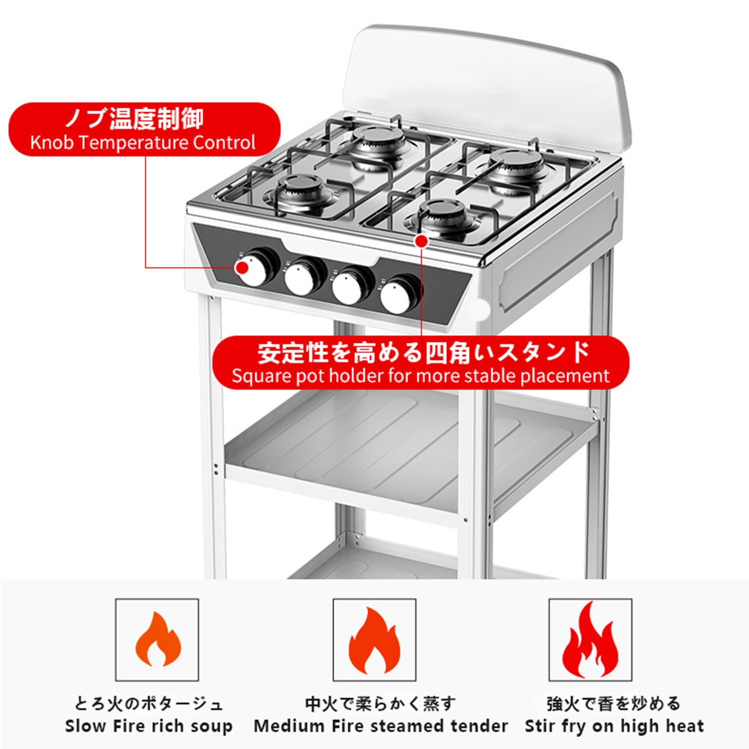 Amazon.co.jp: ガスコンロ業務用/家庭用 プロパンガスLP・LPG 省エネ
